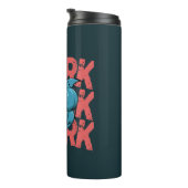 "Hydration Vibes – Custom Reusable Water Bottle" タンブラー (回転右)