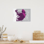 Hydro74クマ ポスター (キッチン)