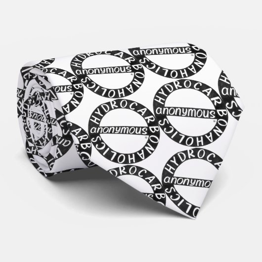 Hydrocarbonaholicsの匿名の首のタイ ネクタイ (ロール)
