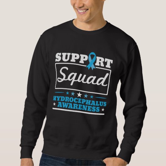 Hydrocephalus Support Brain Tumor Hydrocephalus Aw スウェットシャツ (正面)