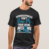 Hydrocephalus Warrior Brain Tumor Hydrocephalus Aw Tシャツ (正面)