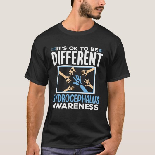 Hydrocephalus Warrior Brain Tumor Hydrocephalus Aw Tシャツ (正面)