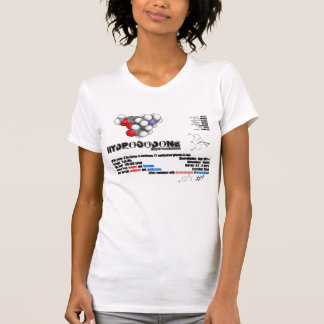 Hydrocodoneの薬剤の白のワイシャツ Tシャツ