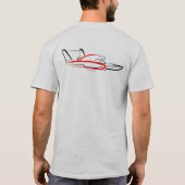 Hydroplane 01 Ash Back Tシャツ (裏面)