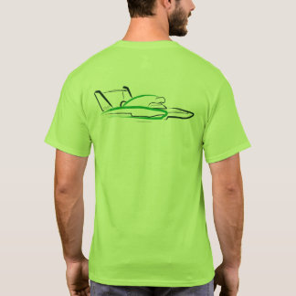 Hydroplane 01 Lime Back Tシャツ