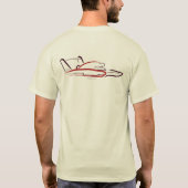 Hydroplane 01 Natural Back Tシャツ (裏面)