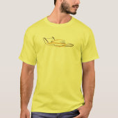 Hydroplane 01 Yellow Front Tシャツ (正面)