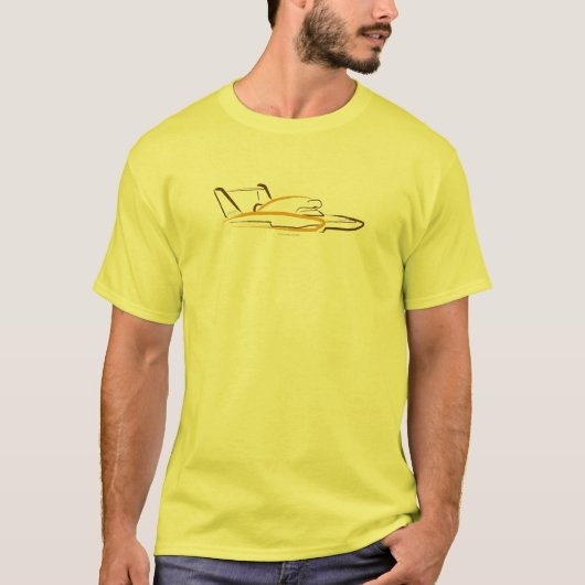 Hydroplane 01 Yellow Front Tシャツ (正面)