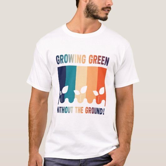 hydroponics lover  tシャツ (正面)