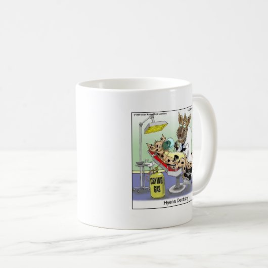 Hyena歯科おもしろいギフト、ティー&収集品 コーヒーマグカップ (正面右)