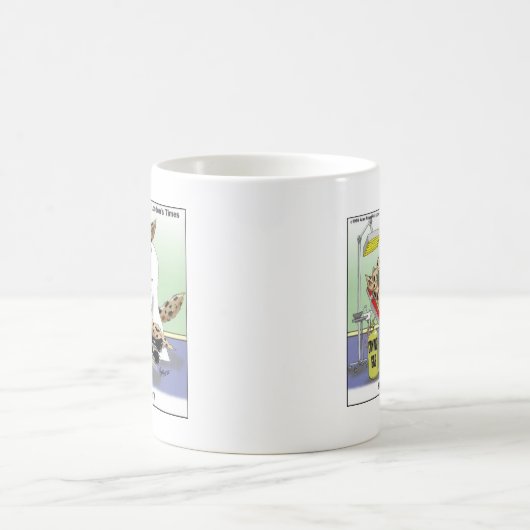 Hyena歯科おもしろいギフト、ティー&収集品 コーヒーマグカップ (中央)