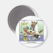 Hyena歯科おもしろいギフト、ティー&収集品 マグネット (正面/裏面)