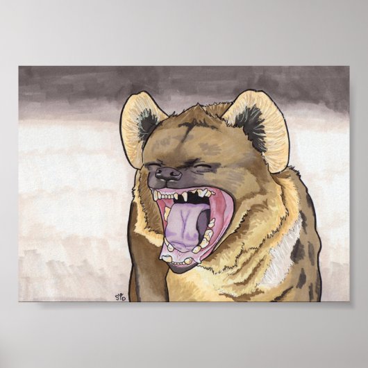 Hyena 5x7 ポスター (正面)