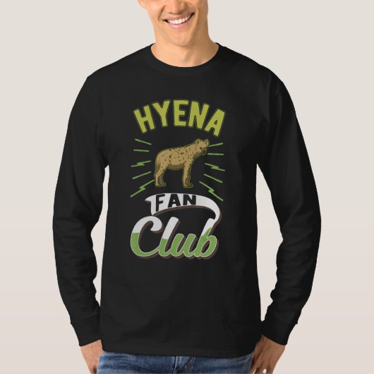 Hyena Fan Club Aardwolf Hyena Tシャツ (正面)