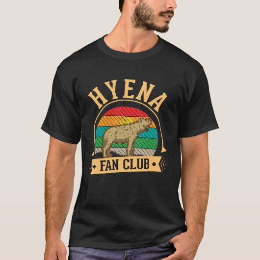 Hyena Fan Club Aardwolf Hyena Tシャツ (正面)