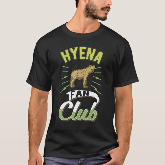 Hyena Fan Club Aardwolf Hyena Tシャツ (正面)