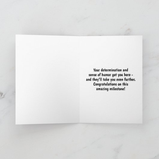 Hyena Graduation Card カード (内部)