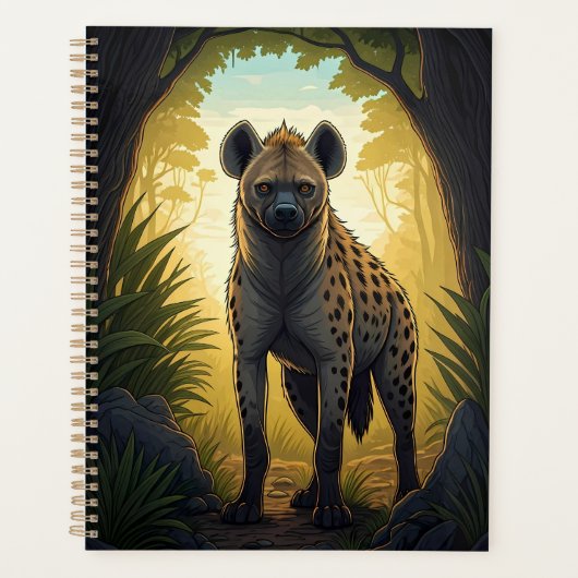 Hyena in a Forest Clearing プランナー手帳 (正面)
