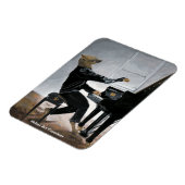 Hyena Piano Music Playerファンタジーアートフォトマグネット マグネット (左側)