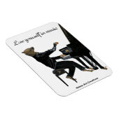 Hyena Piano Music Playerファンタジーフレキシブルマグネット マグネット (右側)