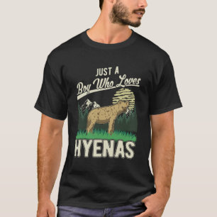 Hyenas Boy Hyenaを愛する少年1 Tシャツ