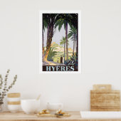 Hyeres Provence-Alpes-Côte d'Azur France Vintage ポスター (キッチン)