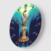 HYGEIAのボール、薬学 ラージ壁時計 (傾斜)