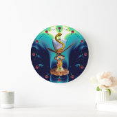 HYGEIAのボール、薬学 ラージ壁時計 (ホーム)