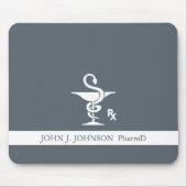 Hygeniaの記号の名前をカスタムするの薬理学ボール マウスパッド (正面)