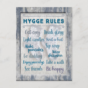 Hyggeの規則 ポストカード
