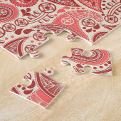 HYGGEオールタイムピンクフローラ ジグソーパズル (側面)