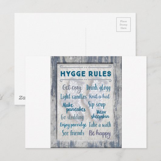 Hygge規則 ポストカード (正面/裏面)
