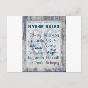 Hygge規則 ポストカード