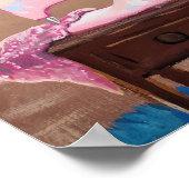 Hygge Hedgehog Poster ポスター (角)