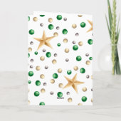 Hygge、Joy、Peace、調和ホリデー折りたたみカード サンキューカード (裏面)