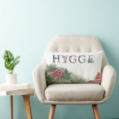 Hygge Pillows – 水彩北欧の冬の風景 ランバークッション (椅子)