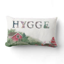 Hygge Pillows – 水彩北欧の冬の風景