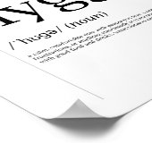 Hygge Poster – デンマーク文化 ポスター (角)