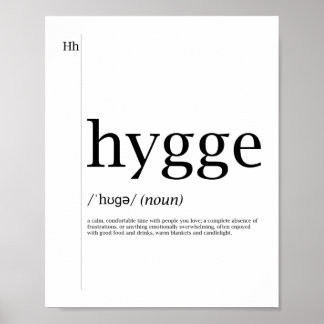 Hygge Poster – デンマーク文化 ポスター