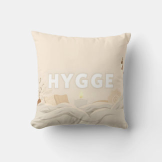 Hygge Throw Pillow | Cozy Scandinavian Home Decor クッション