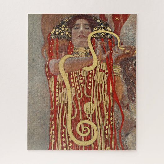 Hygieia by Gustav Klimt ジグソーパズル (縦)