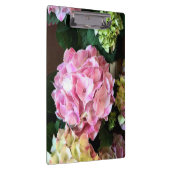 Hygrangeaのかわいらしいピンクのクリップボード クリップボード (右)