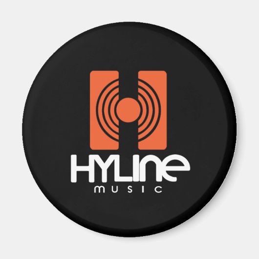 Hyline Music Magnet Black / Orange マグネット (正面)