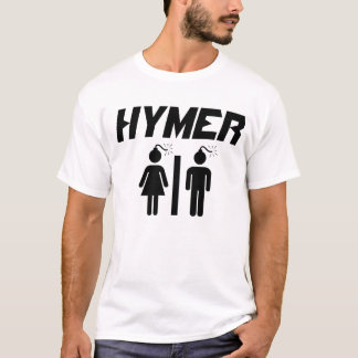 Hymerの白の爆弾 Tシャツ