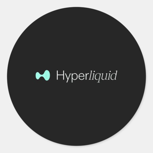 Hype Hyperliquid Kaspa Cardano Virtuals Solana Cry ラウンドシール (正面)