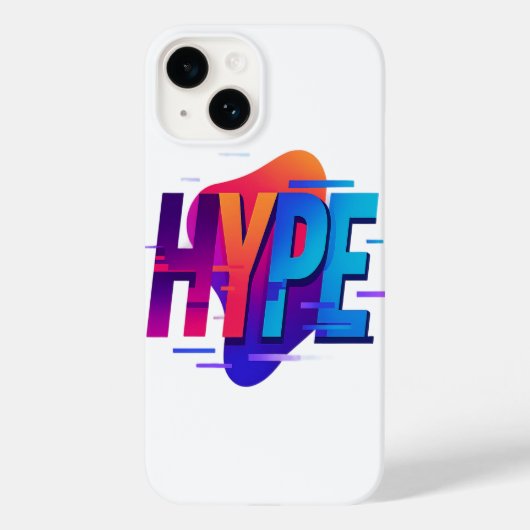 HYPE WAVE – 電気スペクトル Case-Mate iPhoneケース (裏面)