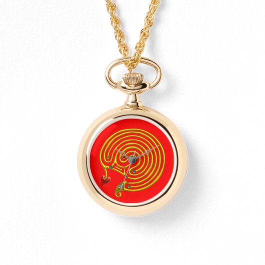 HYPER迷路,赤 腕時計 (正面)