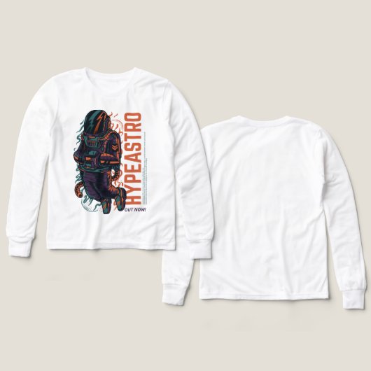 Hyper Astro Space Graphic | Streetwear (デザイン 正面&背面)