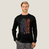 Hyper Astro Space Graphic | Streetwear トライブレンドTシャツ (正面全体)