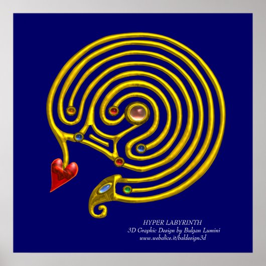 HYPER LABYRINTH ポスター (正面)
